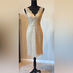 BCBG gold cocktail dress Perfect Holiday dress